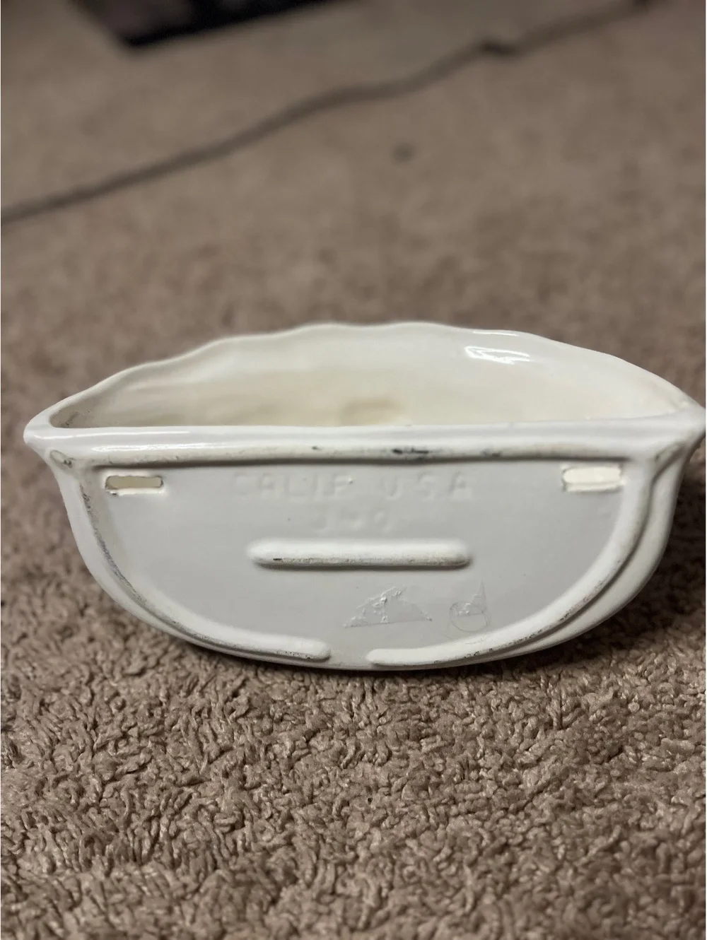 Vintage ceramic scone wall bowl